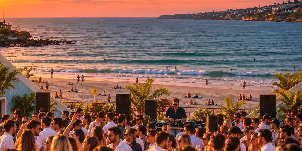 VELUNA rooftop sunset session overlooking Bondi Beach
